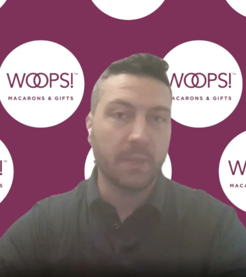 Matt, vice president of franchise operations at Woops! Macarons & Gifts