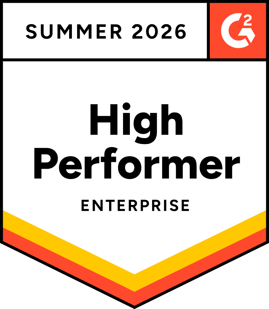 G2 High Performer Enterprise Summer 2026